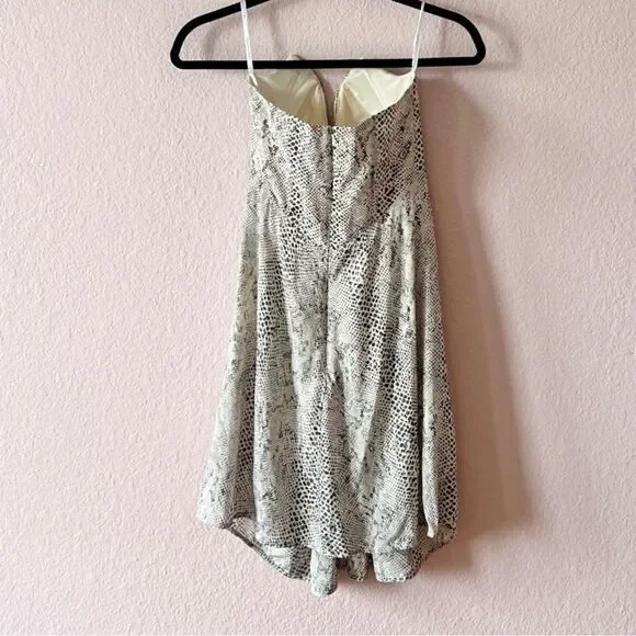 Zimmermann Monochrome Snake Print Mini Dress - Picture 6 of 16